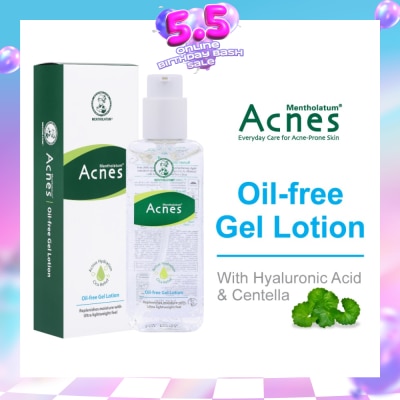 ACNES - Oil-Free Gel Lotion (To Prevents Acne & Soothes Skin & Deep Hydration) 145ml