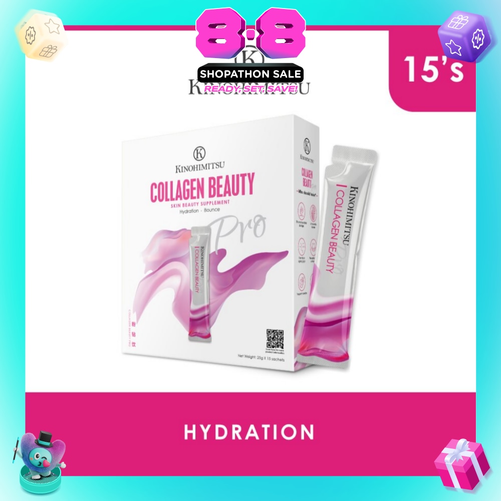 Collagen Beauty Supplement Sachet (Plump & Supple Skin + Hydrate Skin + Anti-Ageing) 25g x 15s