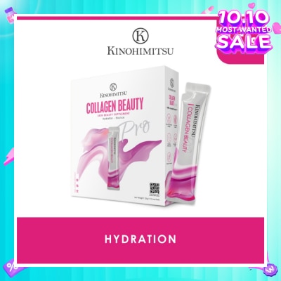 KINOHIMITSU Collagen Beauty Supplement Sachet (Plump & Supple Skin + Hydrate Skin + Anti-Ageing) 25g x 15s