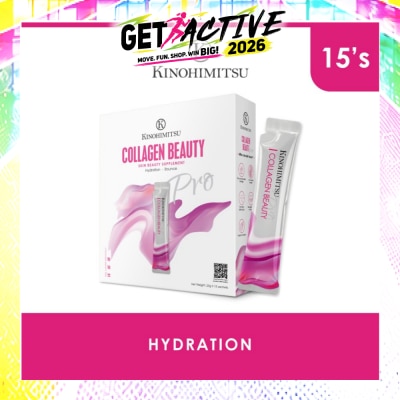 KINOHIMITSU - Collagen Beauty Supplement Sachet (Plump & Supple Skin + Hydrate Skin + Anti-Ageing) 25g x 15s image