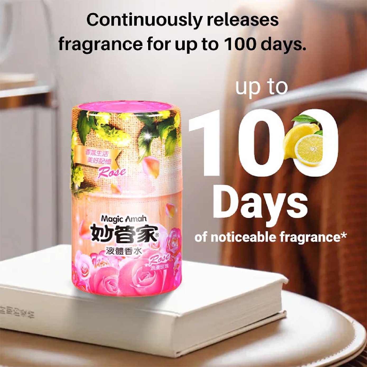 Rose Liquid Fragrance 400ml x 2s