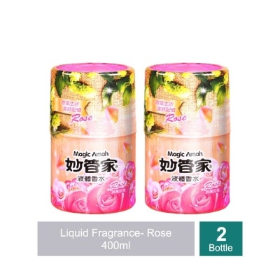 MAGIC AMAH - Rose Liquid Fragrance 400ml x 2s