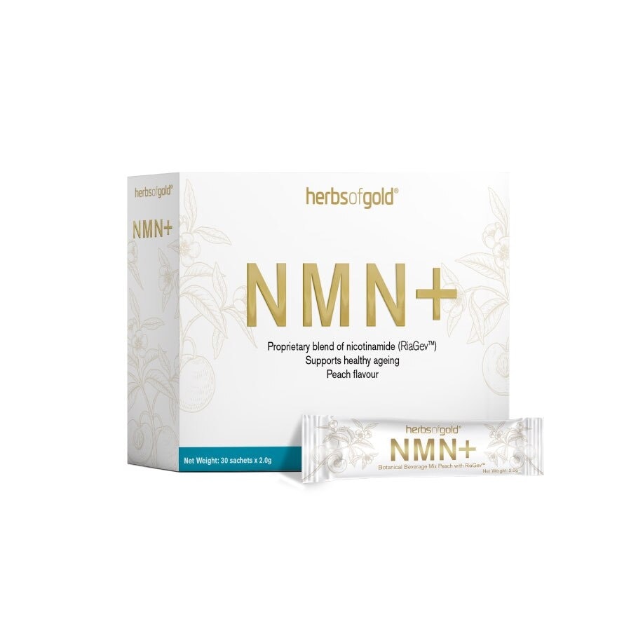 NMN+ Sachet Peach 2g (Support Healthy Ageing + Boosts Antioxidant Defence) 30s