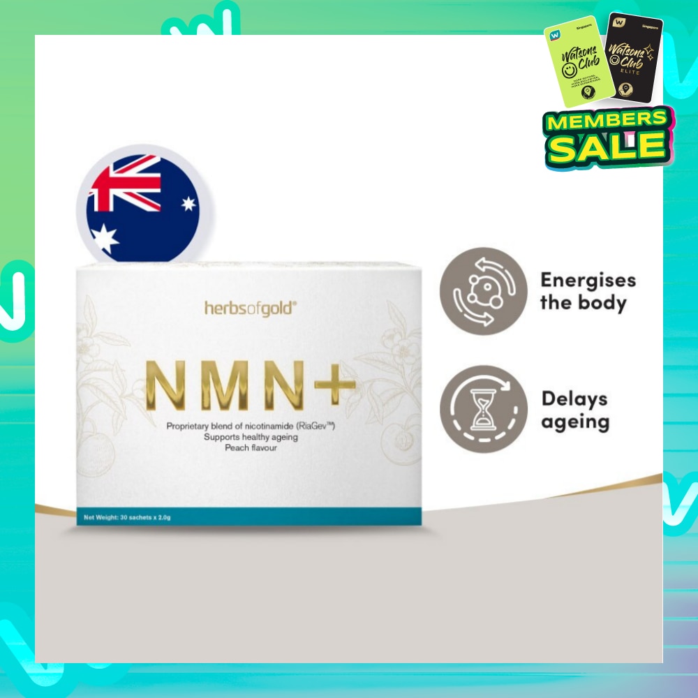 NMN+ Sachet Peach 2g (Support Healthy Ageing + Boosts Antioxidant Defence) 30s