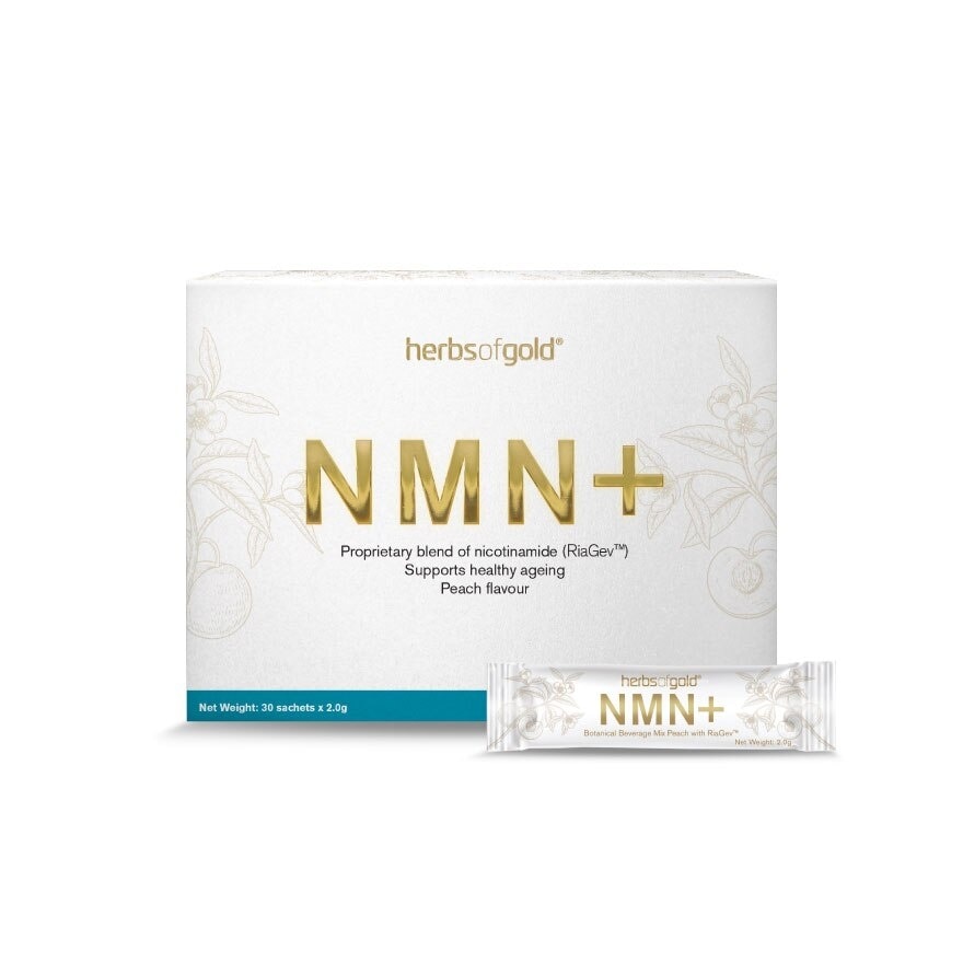 NMN+ Sachet Peach 2g (Support Healthy Ageing + Boosts Antioxidant Defence) 30s