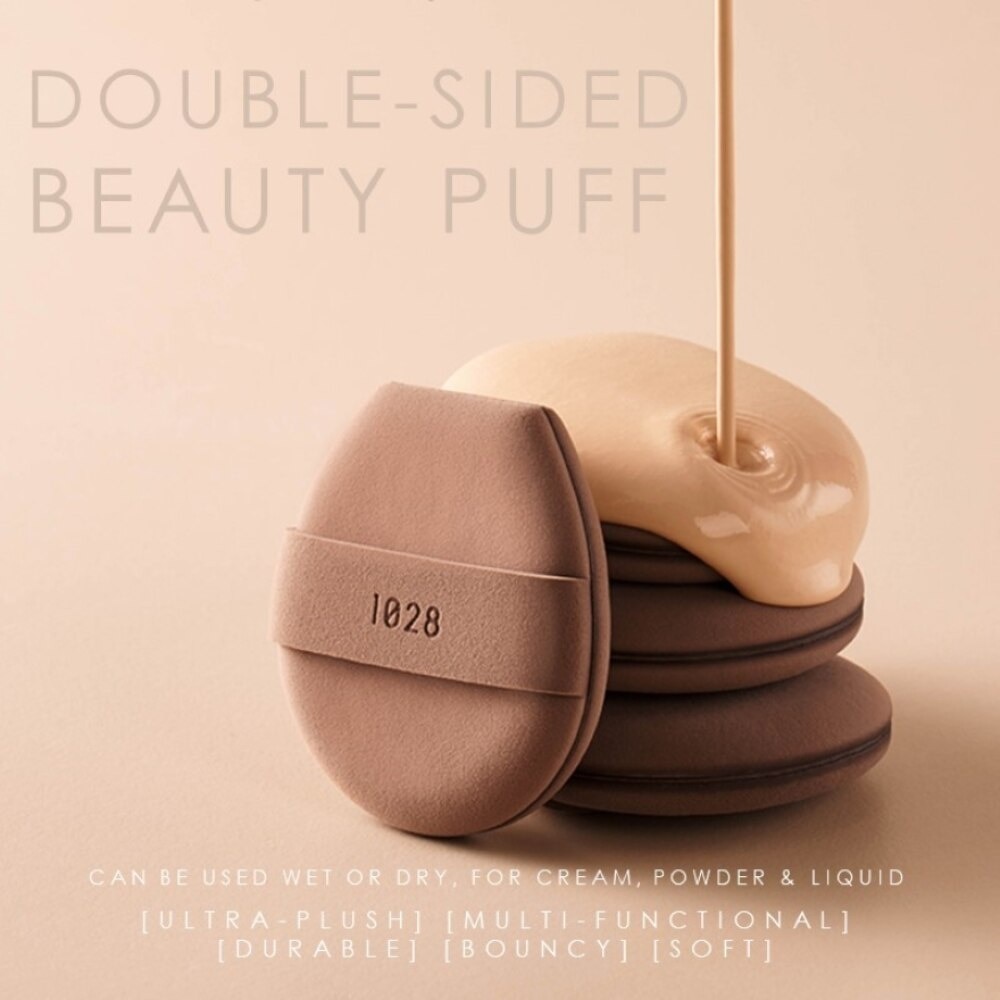 Double-Sided Beauty Puff (Reversible Elastic Strap To Use Both Sides) 1s