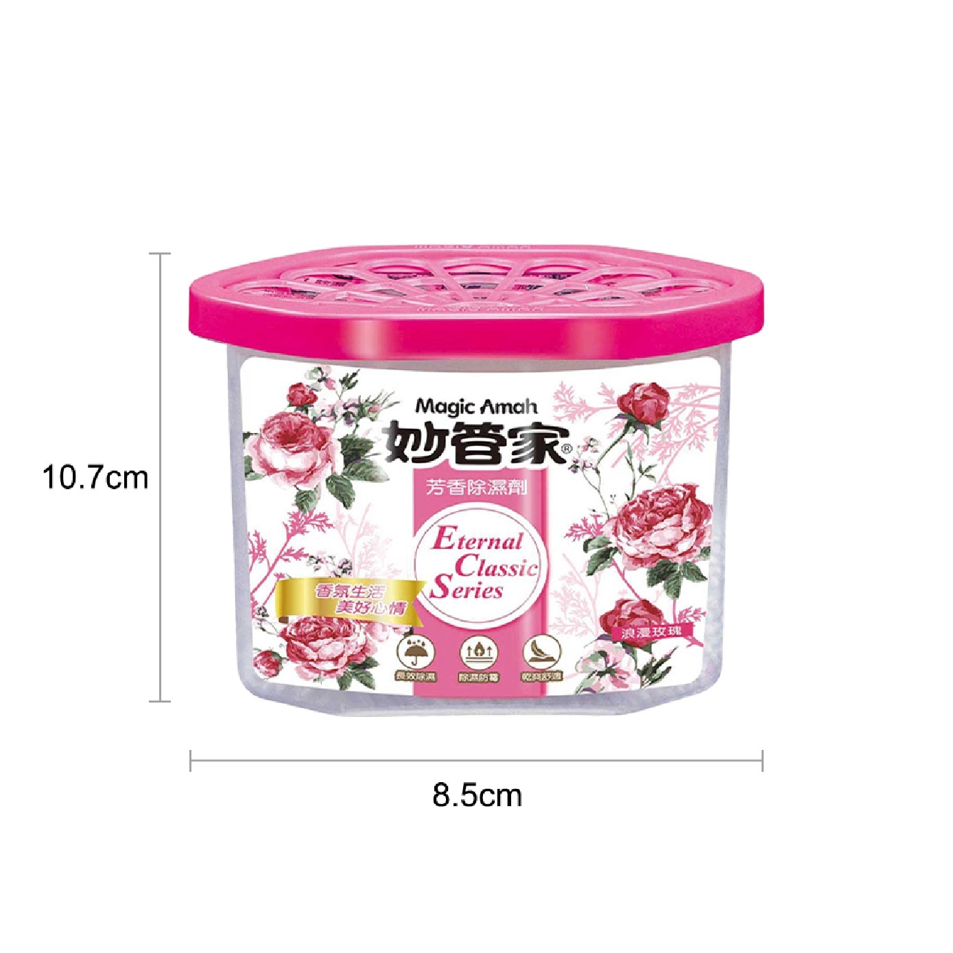 Rose Scented Moisture Absorber 235g x 4s