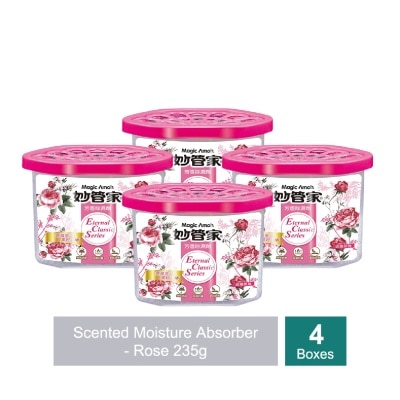 MAGIC AMAH - Rose Scented Moisture Absorber 235g x 4s