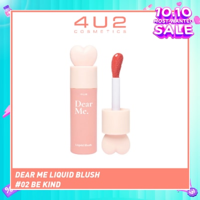 4U2 Dear Me Liquid Blush 02 Be Kind 3.7g