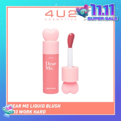 4U2 Dear Me Liquid Blush 03 Work Hard 3.7g