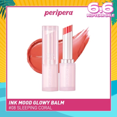 PERIPERA Ink Mood Glowy Balm 08 Sleeping Coral 1s