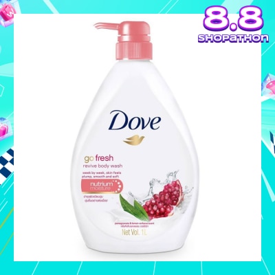DOVE Dove Go Fresh Pomegranate & Lemon Verbena Scent Revive Bodywash 1L