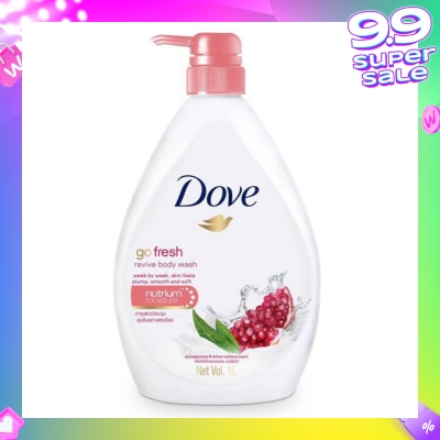 DOVE Dove Go Fresh Pomegranate & Lemon Verbena Scent Revive Bodywash 1L