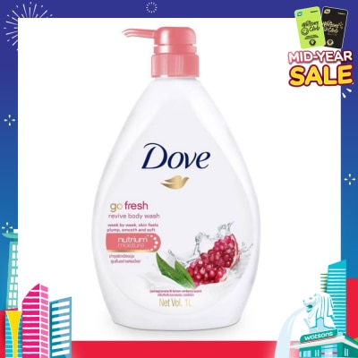 DOVE Dove Go Fresh Pomegranate & Lemon Verbena Scent Revive Bodywash 1L