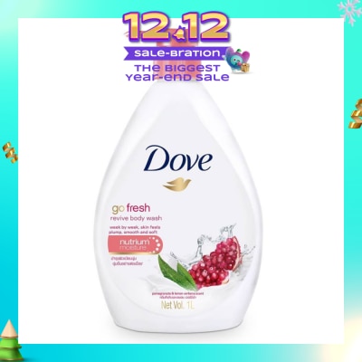 DOVE Dove Go Fresh Pomegranate & Lemon Verbena Scent Revive Bodywash 1L