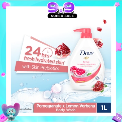 DOVE - Go Fresh Pomegranate & Lemon Verbena Scent Revive Bodywash 1L image