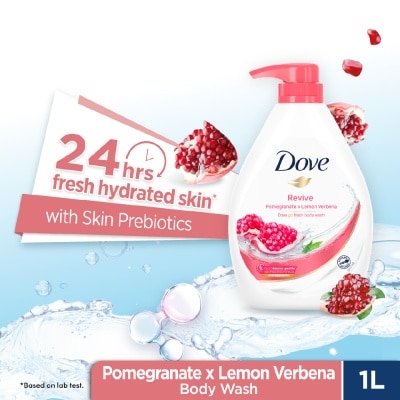 DOVE Dove Go Fresh Pomegranate & Lemon Verbena Scent Revive Bodywash 1L