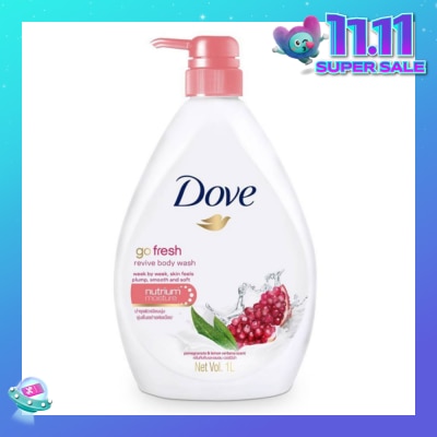 DOVE Dove Go Fresh Pomegranate & Lemon Verbena Scent Revive Bodywash 1L
