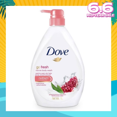 DOVE Dove Go Fresh Pomegranate & Lemon Verbena Scent Revive Bodywash 1L