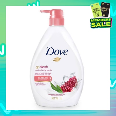 DOVE Dove Go Fresh Pomegranate & Lemon Verbena Scent Revive Bodywash 1L