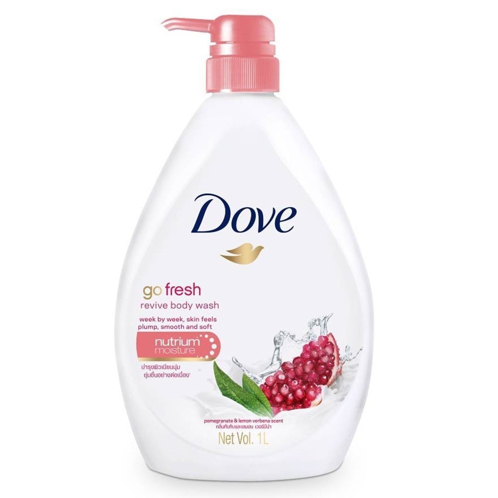 Dove Go Fresh Pomegranate & Lemon Verbena Scent Revive Bodywash 1L