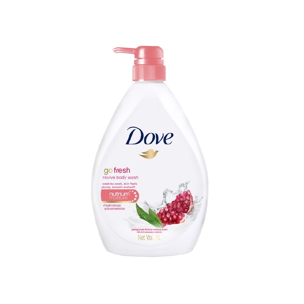 Dove Go Fresh Pomegranate & Lemon Verbena Scent Revive Bodywash 1L