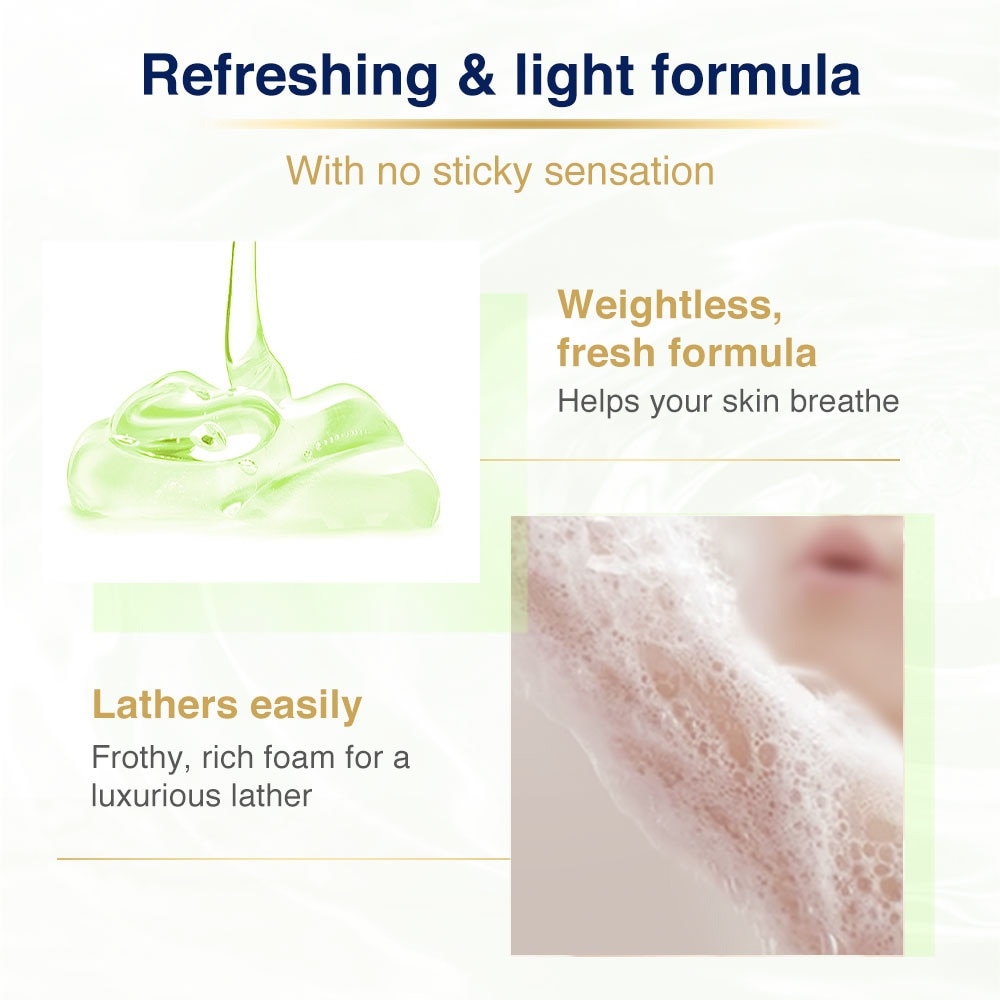 Dove Go Fresh Cucumber + Green Tea Hydration Body Wash 1L