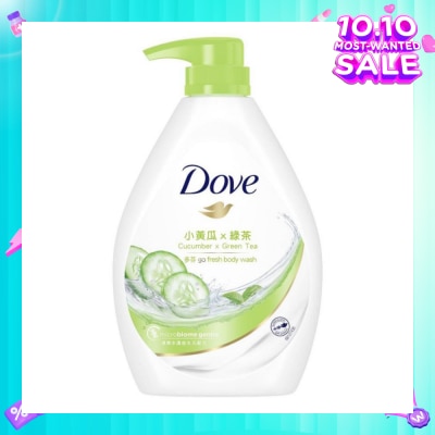 DOVE Dove Go Fresh Cucumber + Green Tea Hydration Body Wash 1L