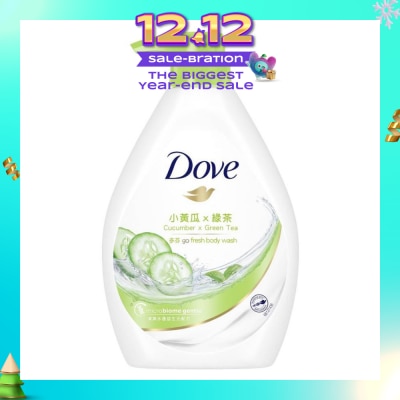 DOVE Dove Go Fresh Cucumber + Green Tea Hydration Body Wash 1L