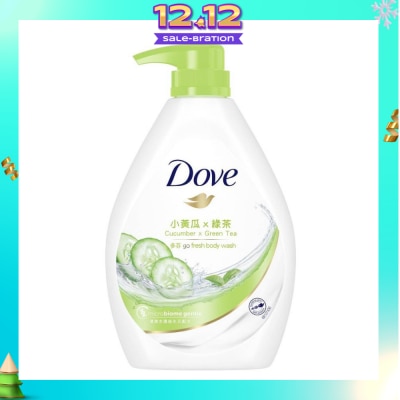 DOVE Dove Go Fresh Cucumber + Green Tea Hydration Body Wash 1L