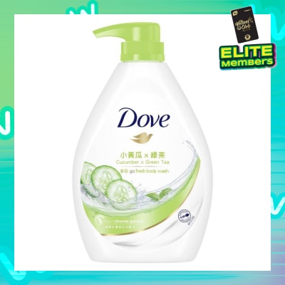 DOVE Dove Go Fresh Cucumber + Green Tea Hydration Body Wash 1L