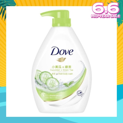 DOVE Dove Go Fresh Cucumber + Green Tea Hydration Body Wash 1L