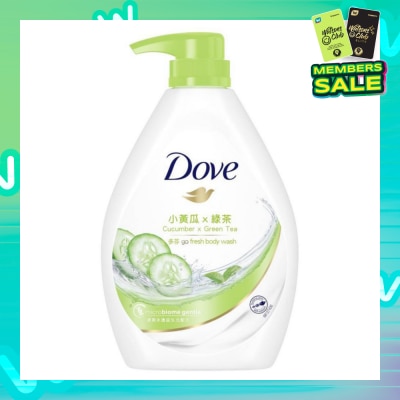 DOVE Dove Go Fresh Cucumber + Green Tea Hydration Body Wash 1L