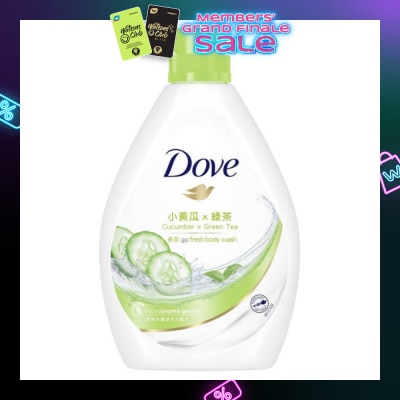 DOVE Dove Go Fresh Cucumber + Green Tea Hydration Body Wash 1L