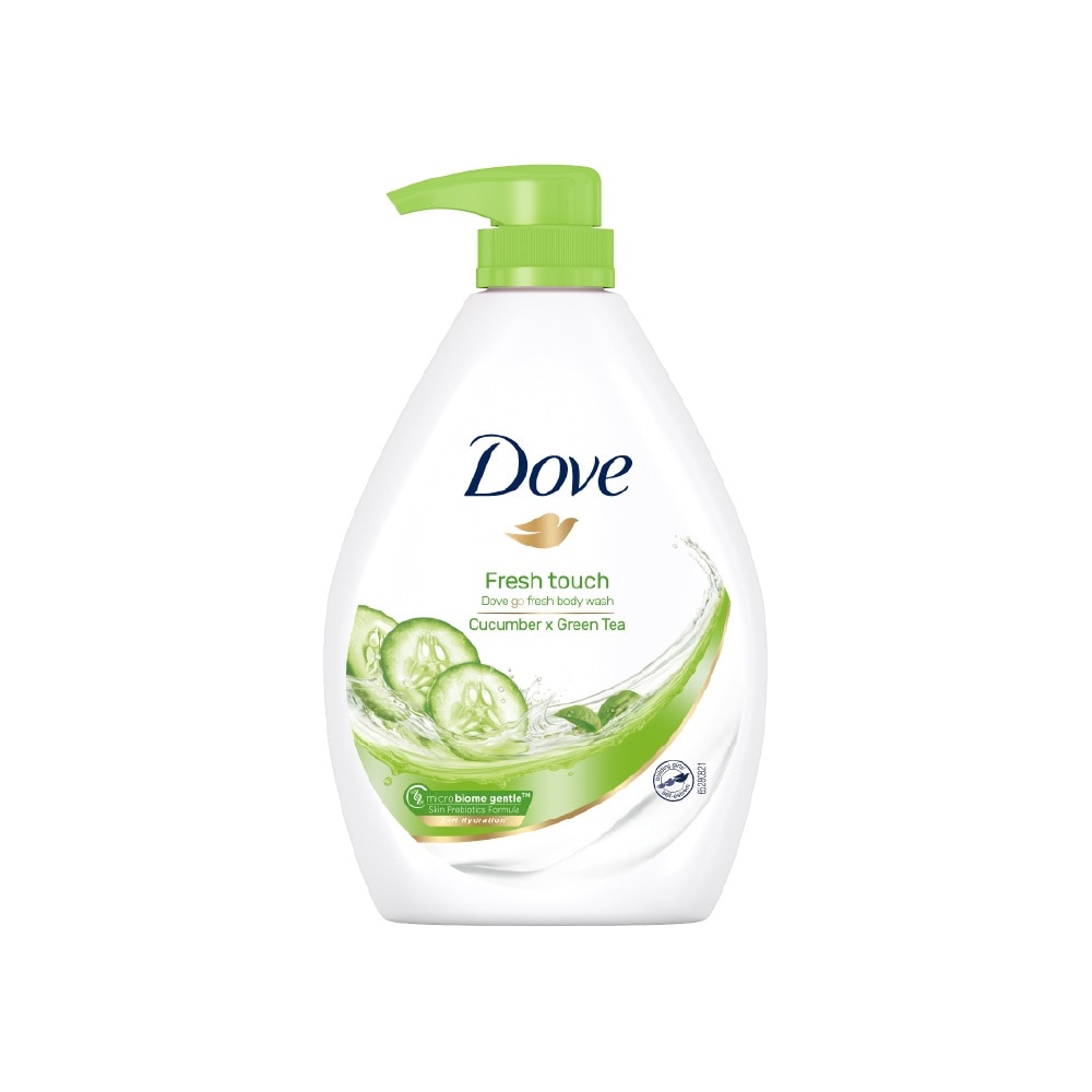Dove Go Fresh Cucumber + Green Tea Hydration Body Wash 1L
