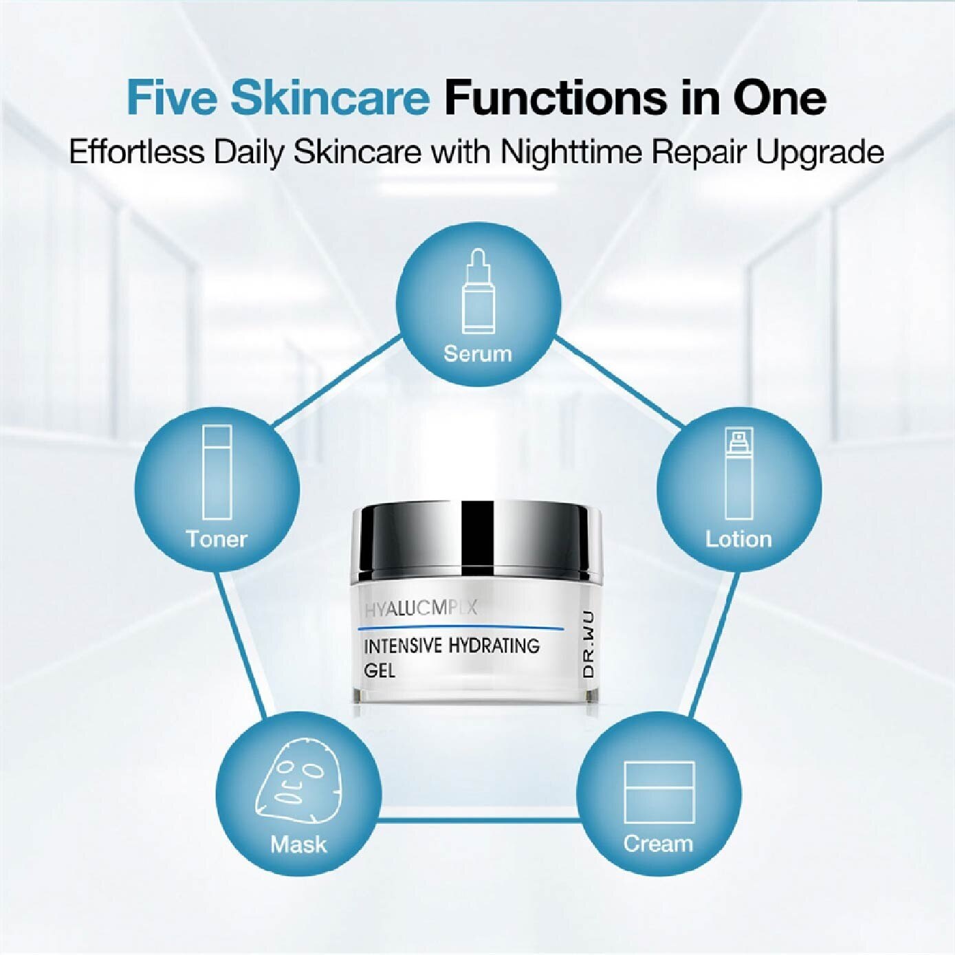 DR. WU 6th-Generation Hyalucmplx Intensive Hydrating Gel (For