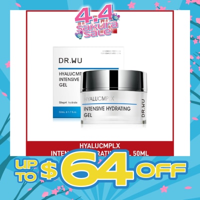 DR. WU - 6th-Generation Hyalucmplx Intensive Hydrating Gel (For Hydrating + Repairs & Soothing Skin) 50ml
