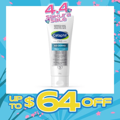 CETAPHIL - PRO AD Derma Repair Cream (For Dry + Itchy Sensitive Skin) 227g