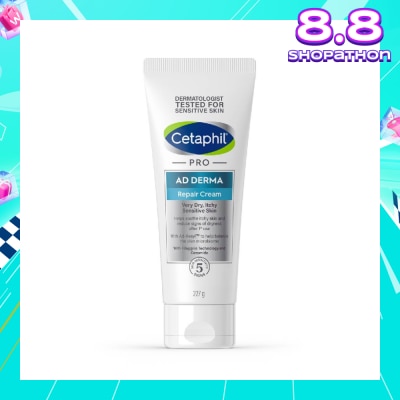 CETAPHIL PRO AD Derma Repair Cream (For Dry + Itchy Sensitive Skin) 227g
