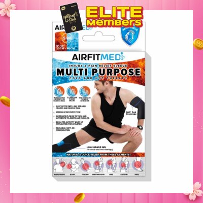 AIRFIT MEDI Cold & Hot Therapy Multi Purpose Injury & Pain Relief Sleeve S/M 1s