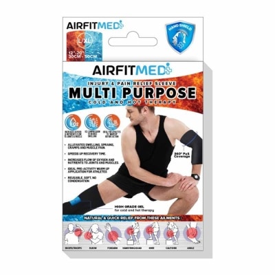 AIRFIT MEDI Cold & Hot Therapy Multi Purpose Injury & Pain Relief Sleeve L/XL 1s