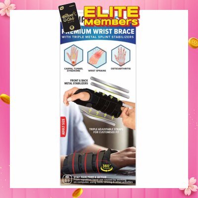AIRFIT MEDI Premium Wrist Brace With Triple Metal Splint Stabilizer (Adult Size) 1s