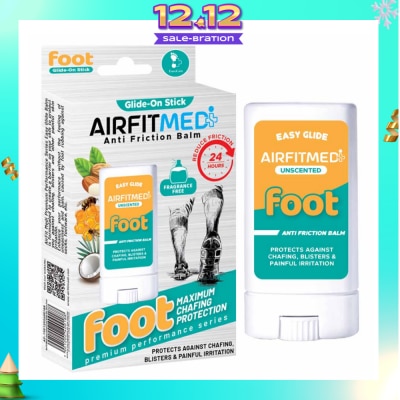 AIRFIT MEDI Easy Glide-On-Stick Anti Friction Balm Foot Unscrented 1s