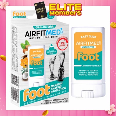 AIRFIT MEDI Easy Glide-On-Stick Anti Friction Balm Foot Unscrented 1s