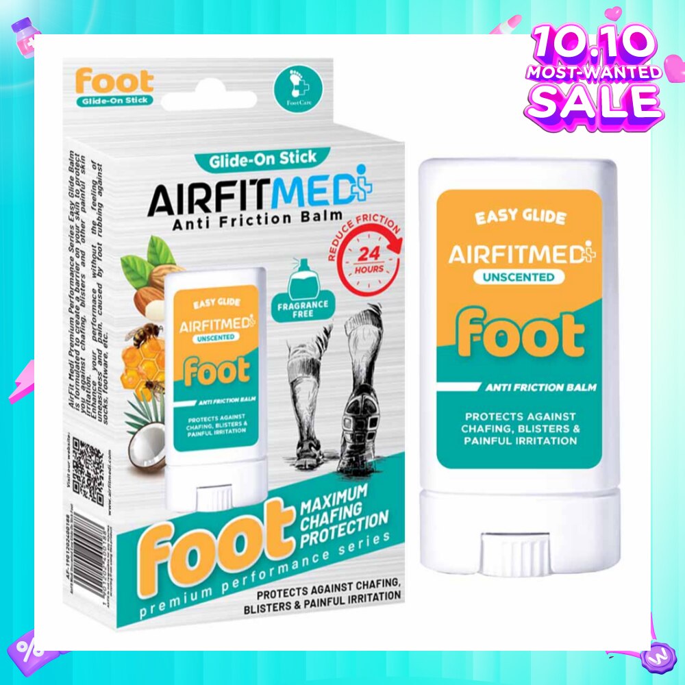 Easy Glide-On-Stick Anti Friction Balm Foot Unscrented 1s