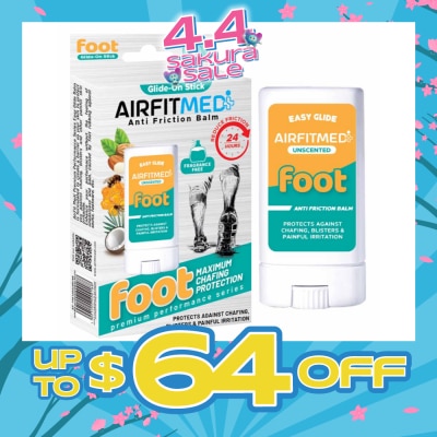 AF MEDI - Easy Glide-On-Stick Anti Friction Balm Foot Unscrented 1s