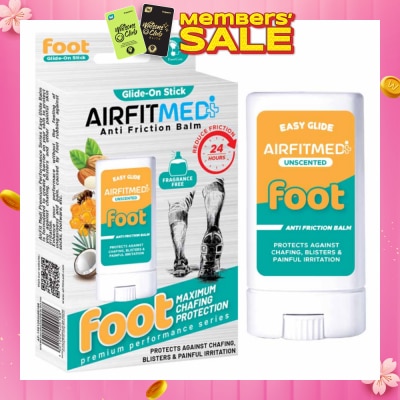 AIRFIT MEDI Easy Glide-On-Stick Anti Friction Balm Foot Unscrented 1s