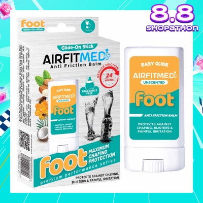 AIRFIT MEDI Easy Glide-On-Stick Anti Friction Balm Foot Unscrented 1s