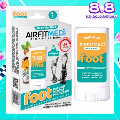 AIRFIT MEDI Easy Glide-On-Stick Anti Friction Balm Foot Unscrented 1s