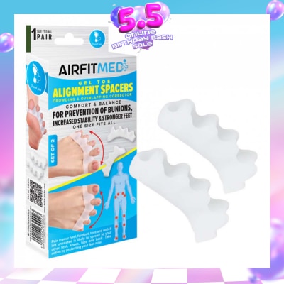 AF MEDI - Gel Toe Alignment Spacers Crowding & Overlapping Corrector Pair 1s